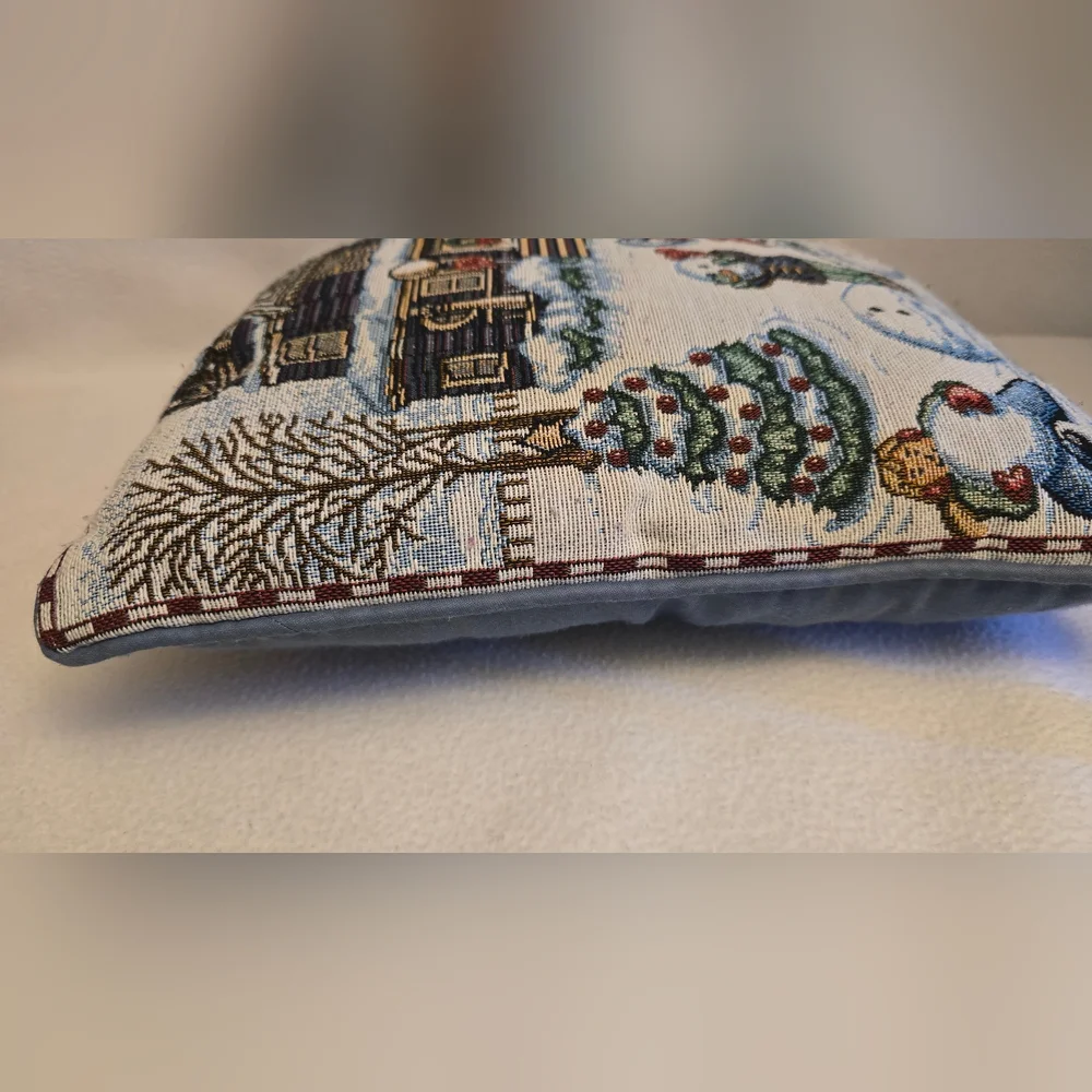 Winter Wonderland Snowman Pillow